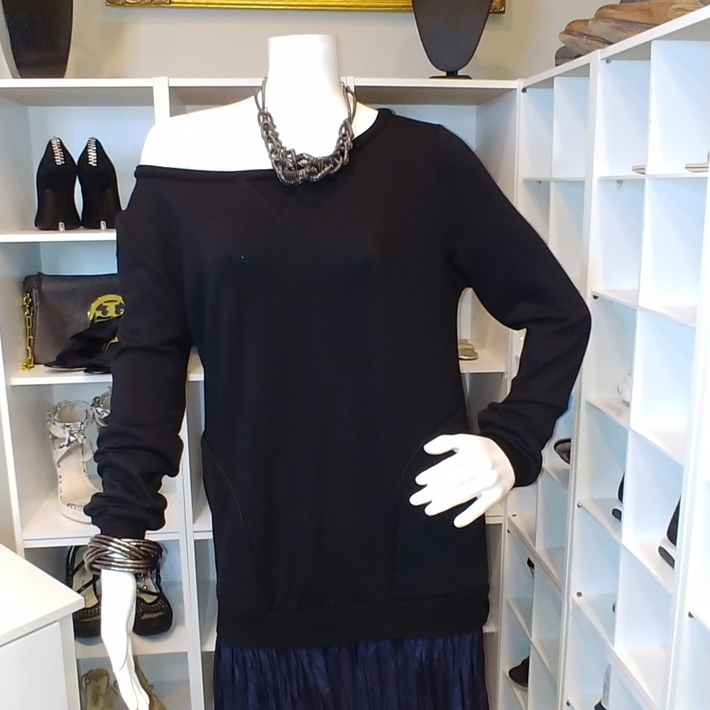 ANTHROPOLOGIE BORDEAUX DYAD SWEATSHIRT DRESS S - Picture 5 of 11